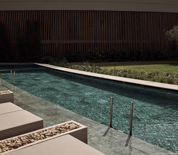 Zelia Resort Halkidiki Deluxe Double Swim Up pool and sunbeds
